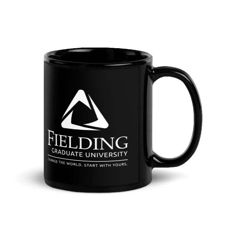 Sports Series Coffee Mug - 11 oz. Black Glossy | Fielding Logo