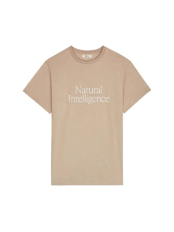 Comfortable And Casual Womens 365 Natural Intelligence T-Shirt—mirage beige