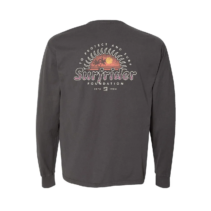 Round neck design Vintage Long Sleeve Tee