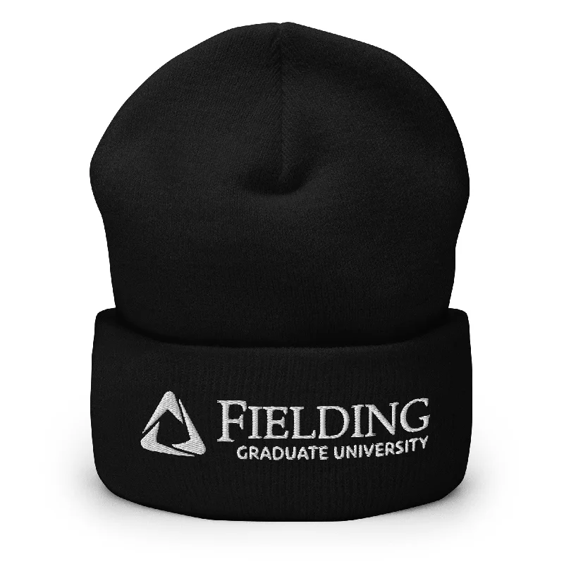 Floral Prints Beanie - Cuffed | Embroidered Fielding Logo