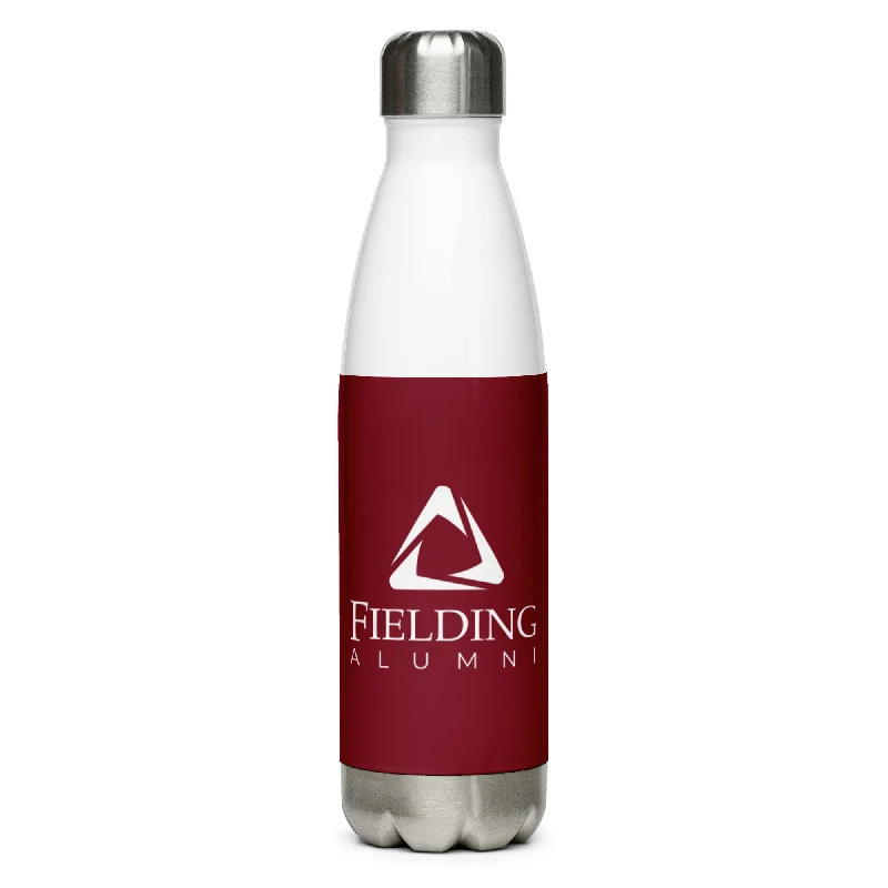 Design And Tailoring Stainless Steel Water Bottle - Merlot | Alumni Logo