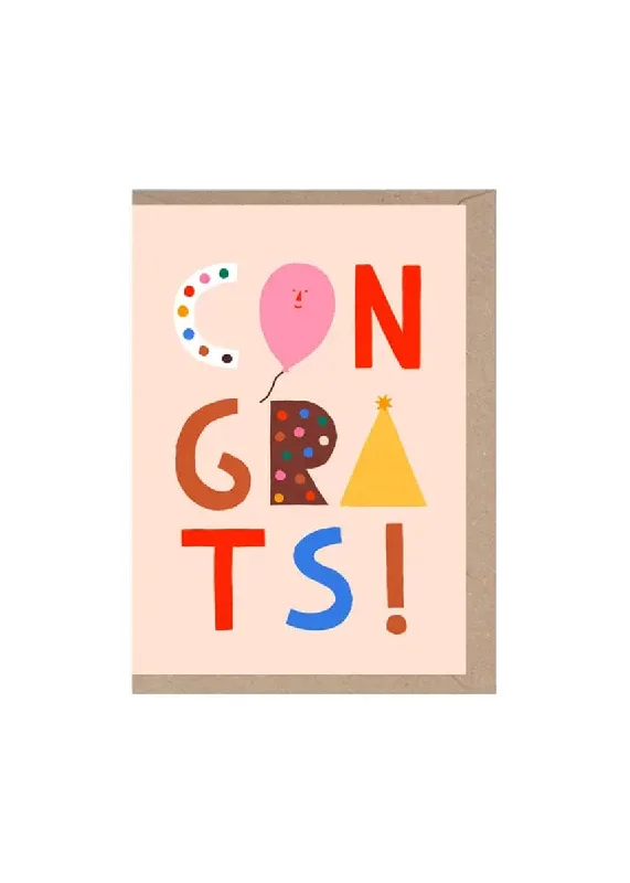 Easygoing Style Congrats Celebration Card