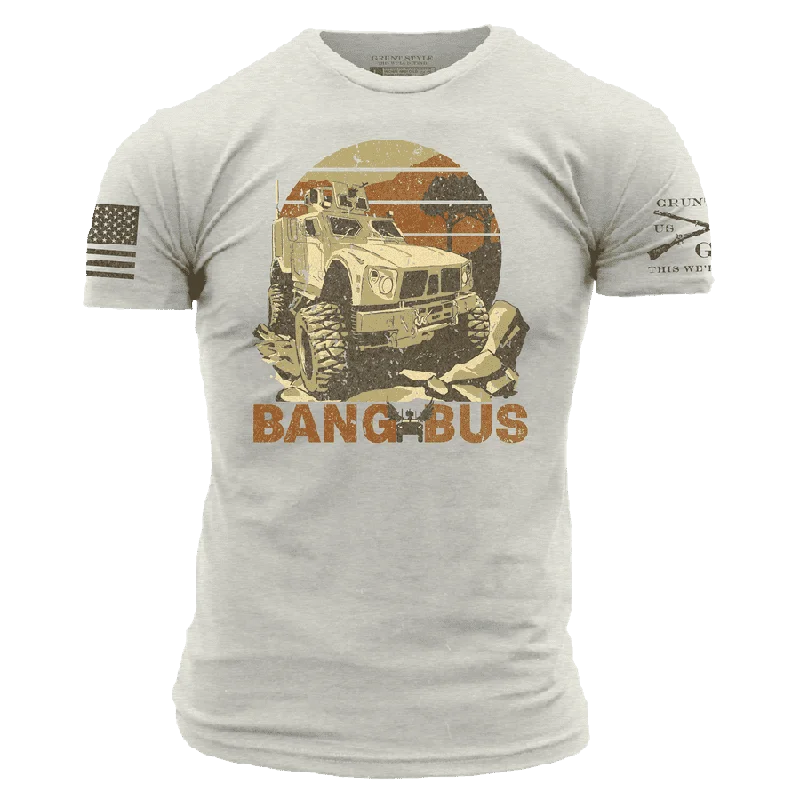Creative Prints Bang Bus T-Shirt - Sand