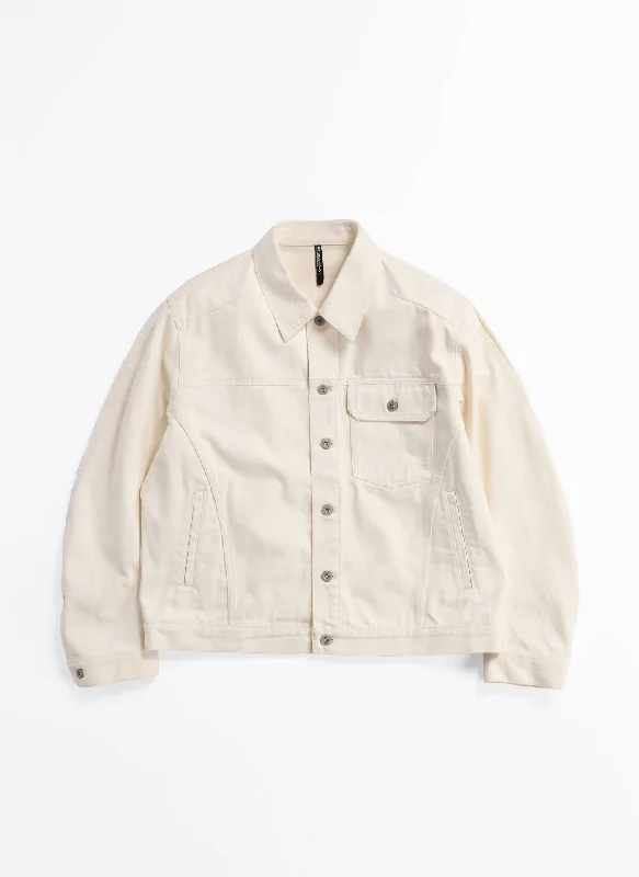 Romantic And Fresh Cotton Denim Trucker Jacket