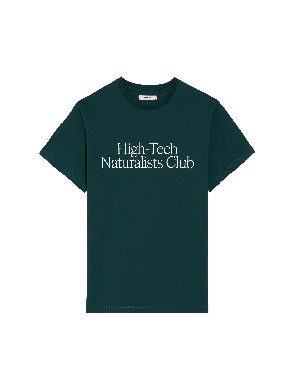 Comfortable Fashion Womens High-Tech Naturalists Club T-shirt—foliage green