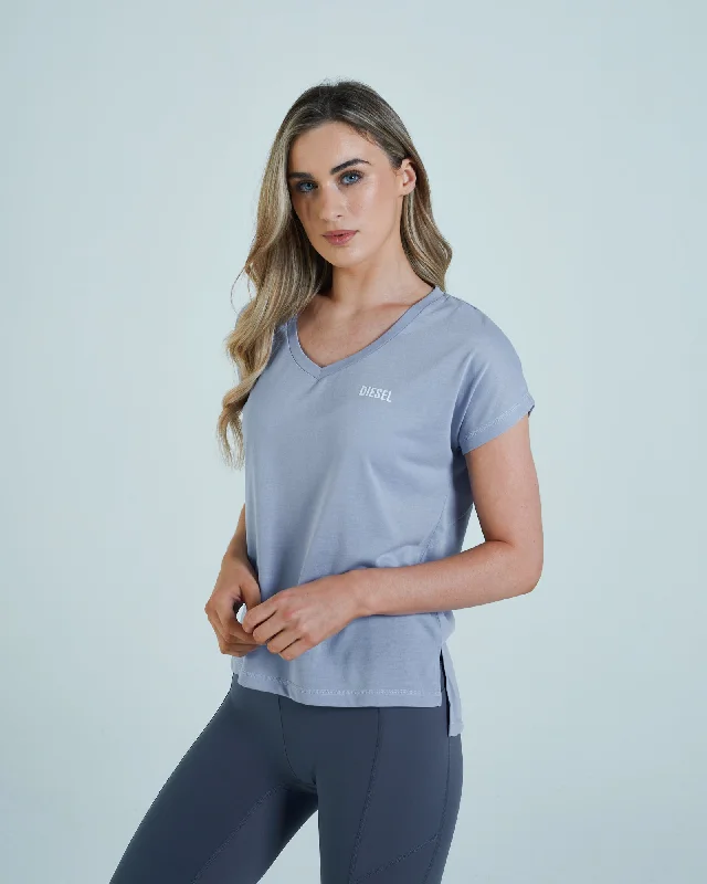 Soft Touch Zita T-Shirt Powder Blue