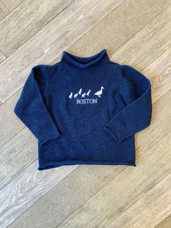 Easygoing Fashion Whitney + Winston Ducklings Roll Neck Sweater - Multiple Colors!