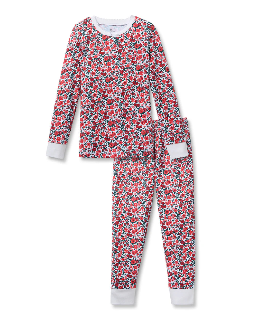 Ethnic Style Petite Plume Pima Cotton Snugfit Pajamas in Fleurs des Bois
