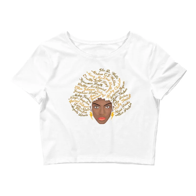 Comfortable Mind Melanin Goddesses Crop Top