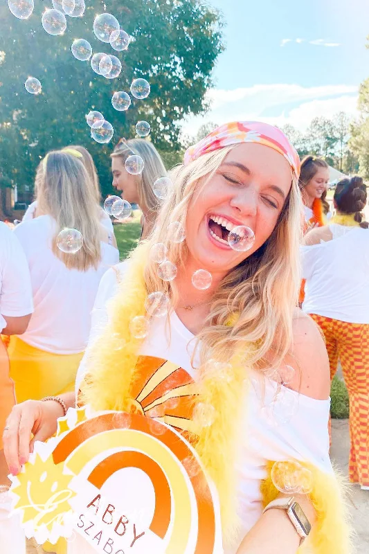 End Of The Year AOII Here Comes the Sun Bid Day Slouchy Tee