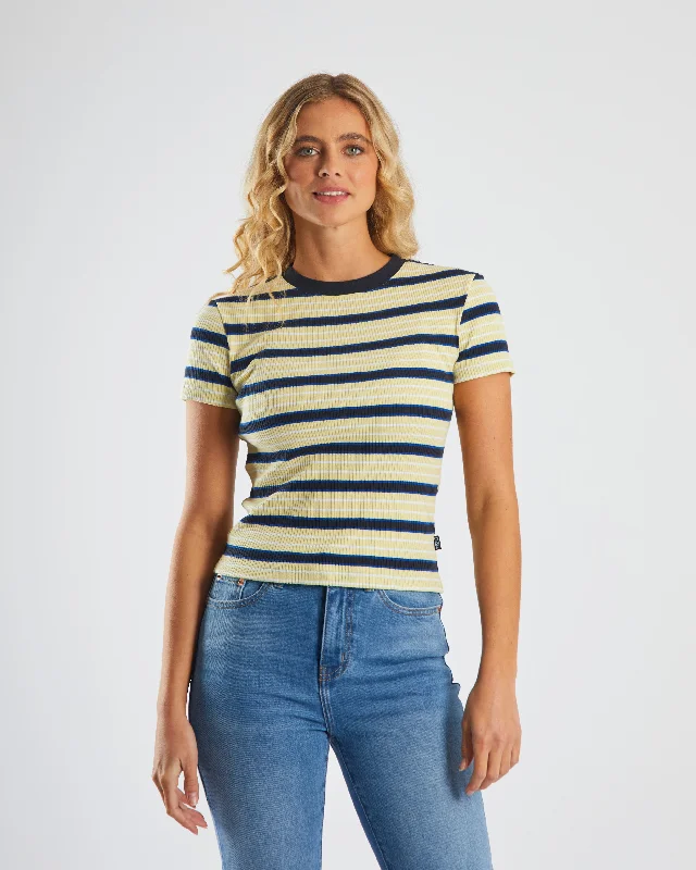 Luxury Temperament Yolanda Tee Pale Banana