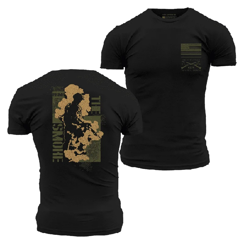Elegant And Casual Bring The Smoke T-Shirt - Black