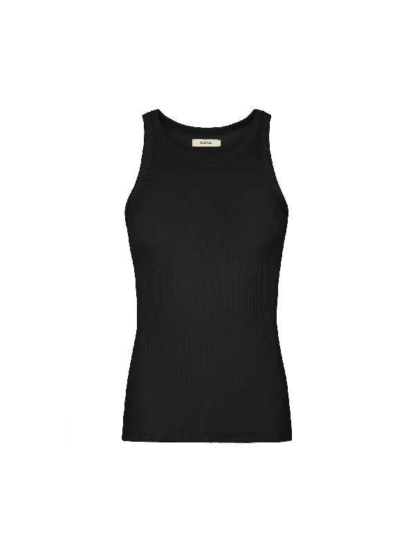 Classic Series Women's 365 Lightweight Rib Tank Top—black