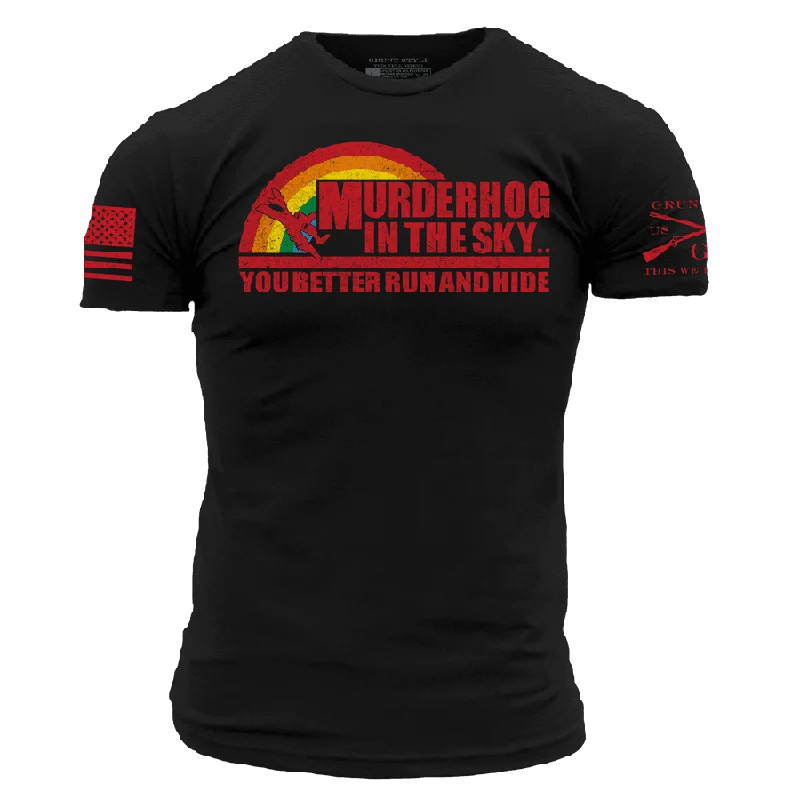 Double-sided Wear Murderhog T-Shirt - Black