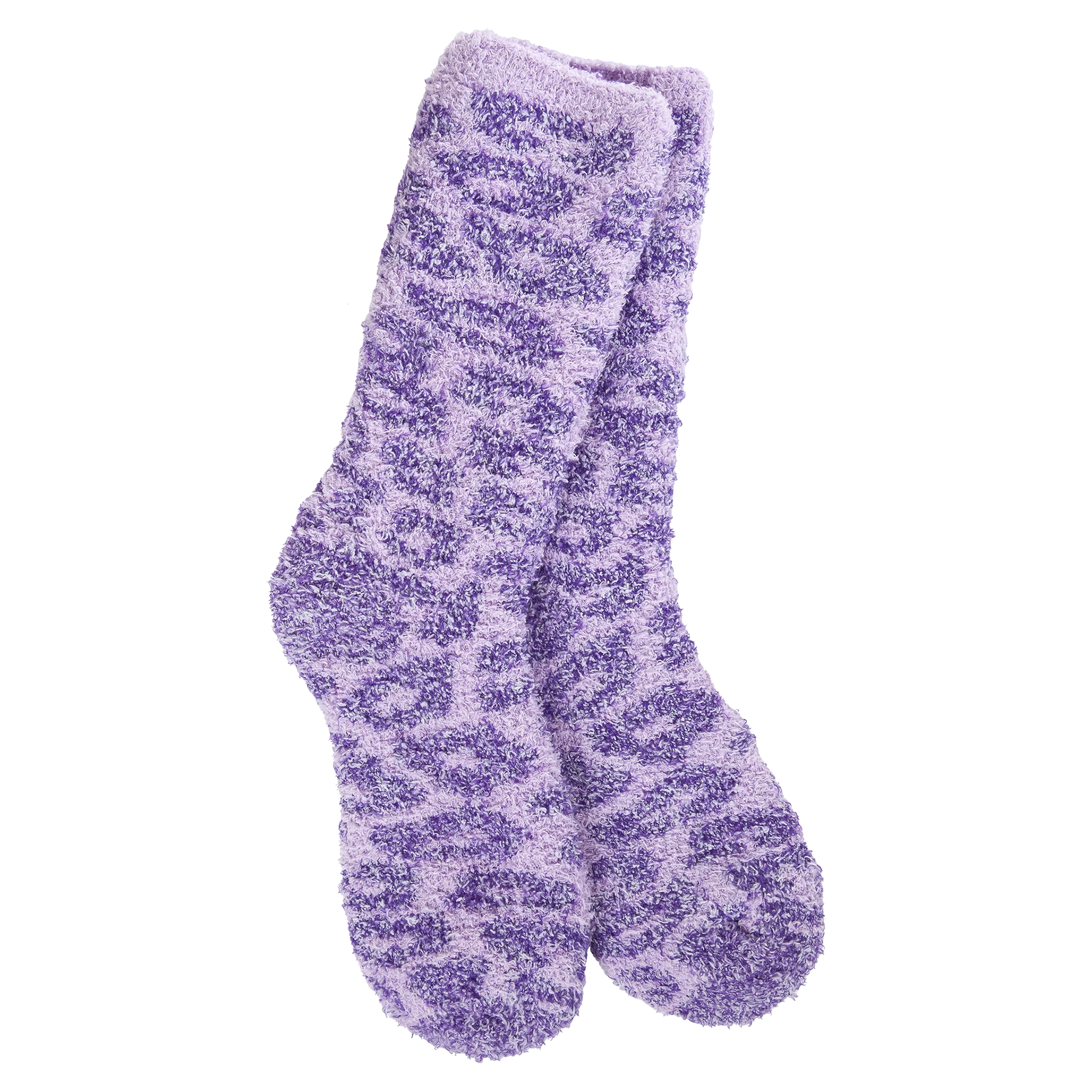 Comfort Fit 75095 Purple Leopard Socks