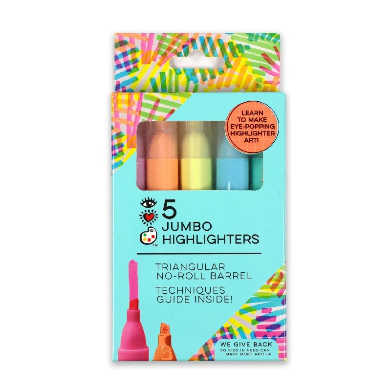 Street Fashion Bright Stripes Iheartart 5 Jumbo Highlighters