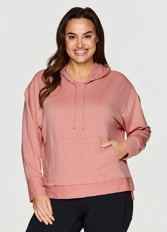 Stand-up collar design Plus Juniper French Terry Hoodie