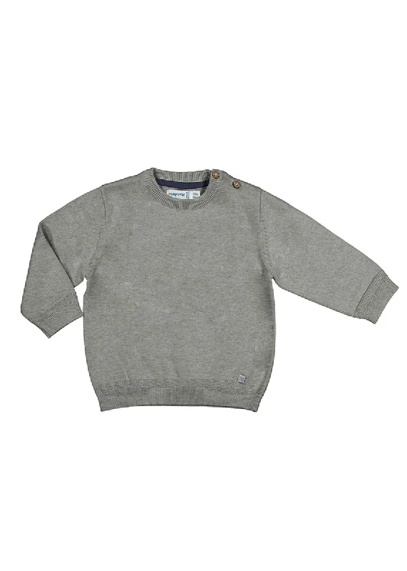 Fashionable and casual Bernie Knit Pullover - Bright Ash