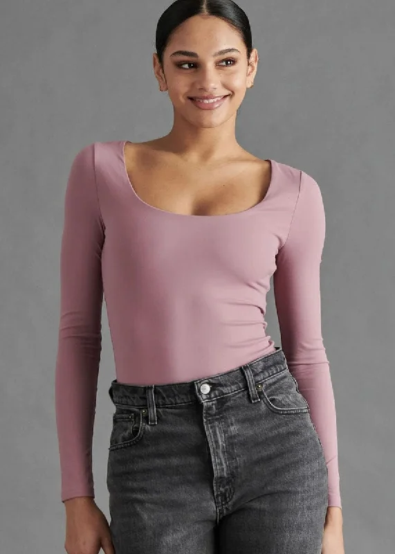 Sports Style Yura Bodysuit - Dark Orchid