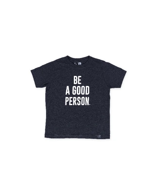 Retro Fashion Signature Youth T-Shirt - Charcoal