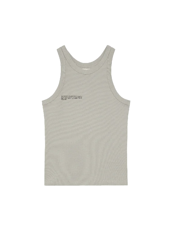 Urban Style Women's Recycled Cotton Tank Top—stone