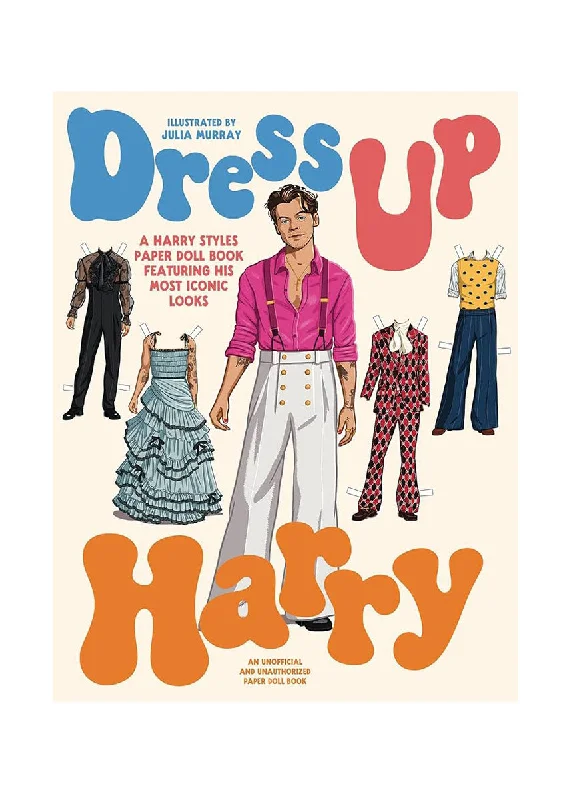 Fashion Design Dress Up Harry Paper Doll Book