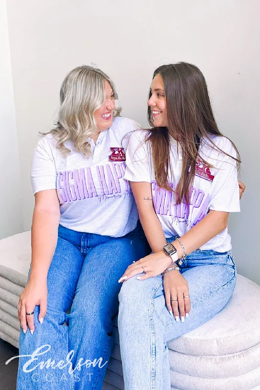 Easy Style Sigma Kappa Purple Memories Matter Henley