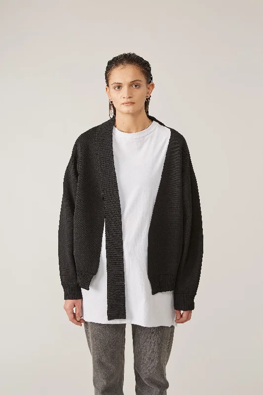 Embroidery Design KAAM | Black Cardigan