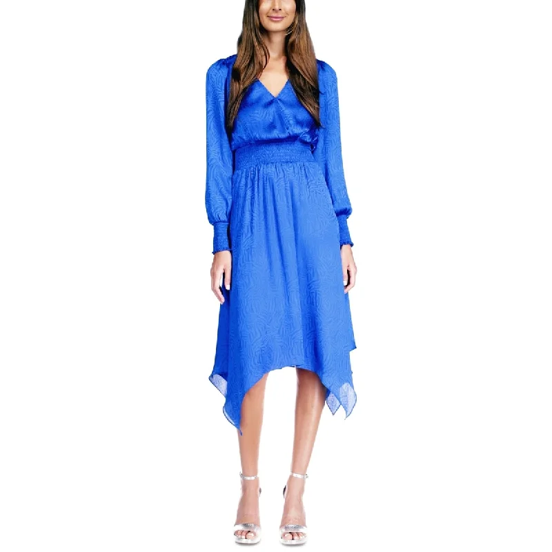 Affordable selection Michael Kors Women's Fractal Zebra Handkerchief Dress Blue