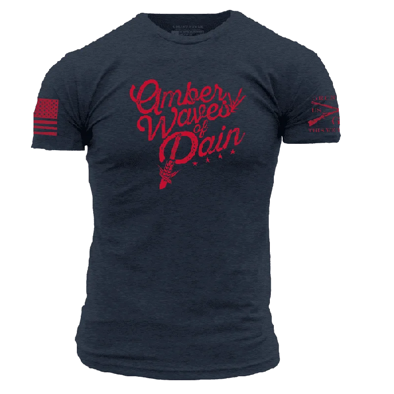Soft Fabrics Amber Waves T-Shirt - Midnight Navy