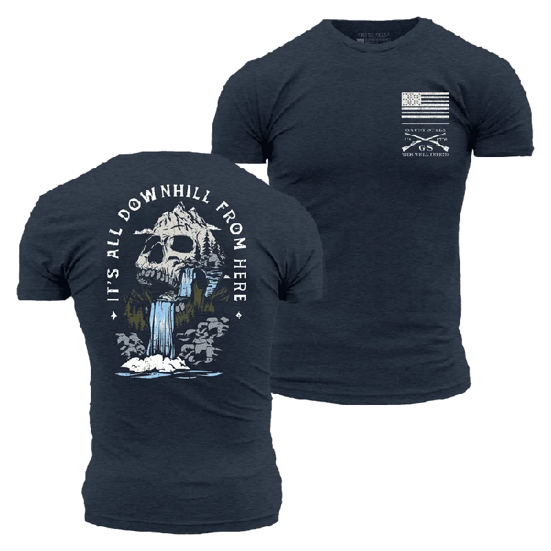 Creative Style Downhill T-Shirt - Midnight Navy
