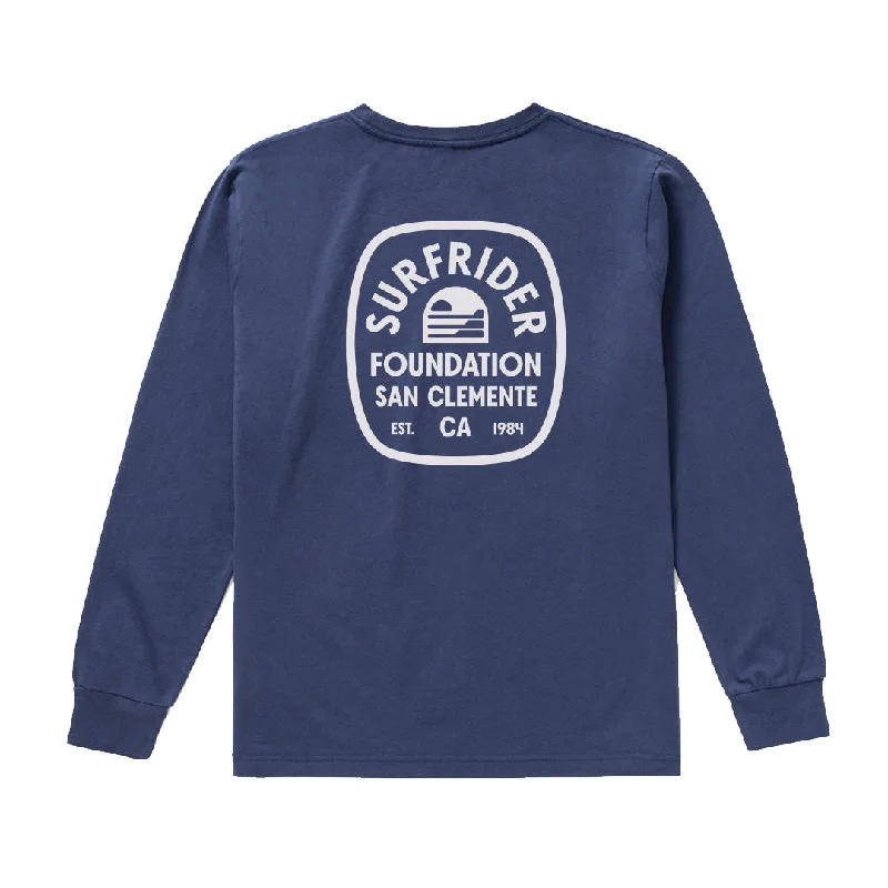 Chic Comfort Retro Badge Long Sleeve Tee