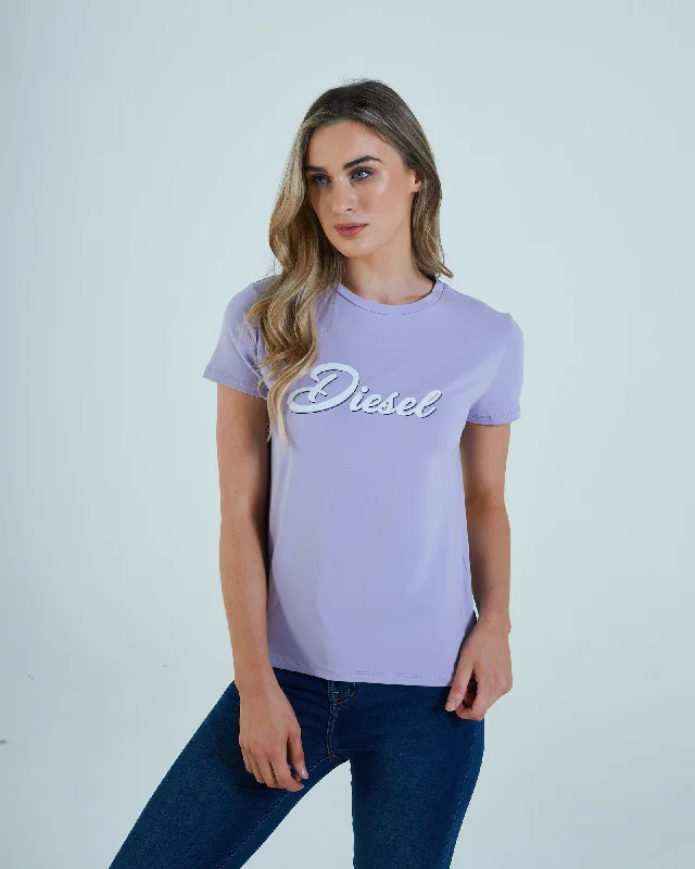 Classic Retro Ida Tee Dusky Lilac