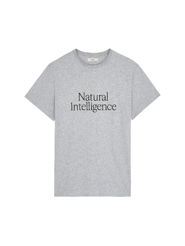 Fashionable And Versatile Womens 365 Natural Intelligence T-Shirt—grey marl
