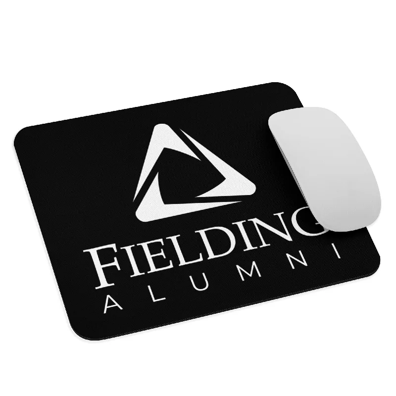 Elegant Wear Mouse Pad - Black | Alumni Logo