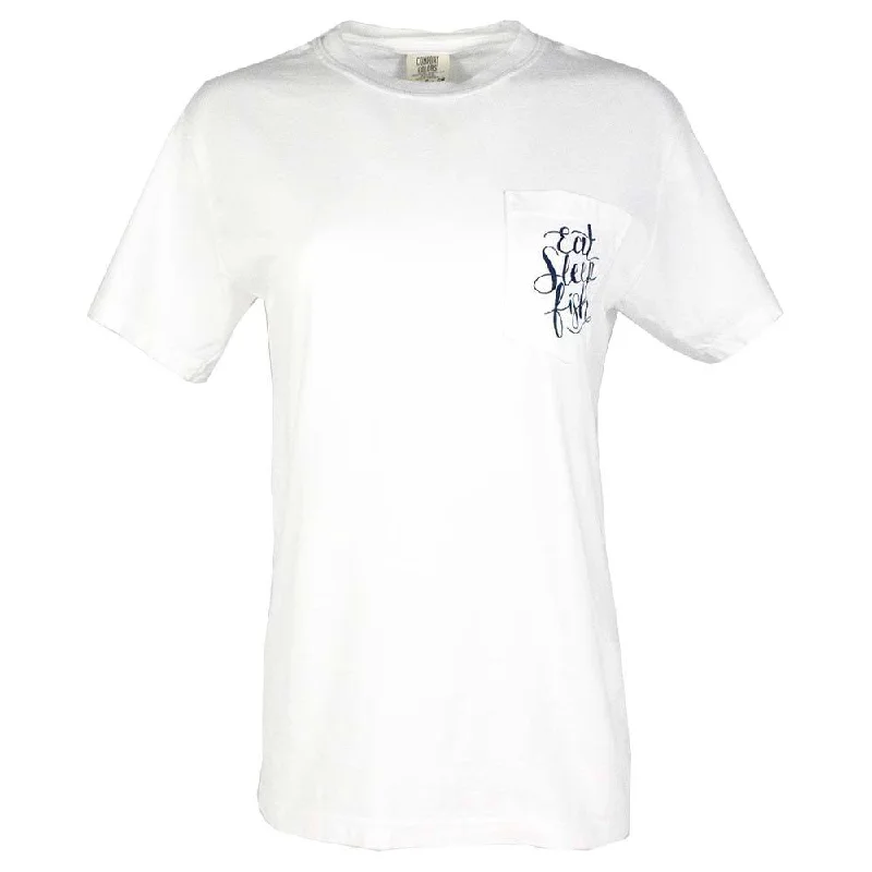 Classic Design Skeeter Ladies USA Pocket Tee