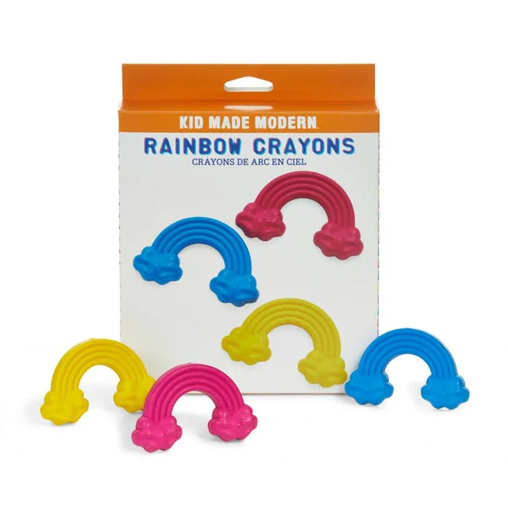 Fashionable Prints Kid Made Modern Rainbow Crayon Set
