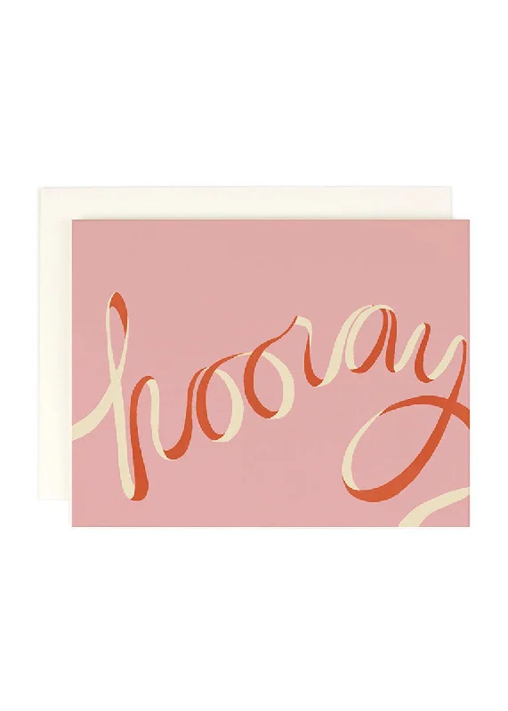Casual Chic Hooray Ribbon Card