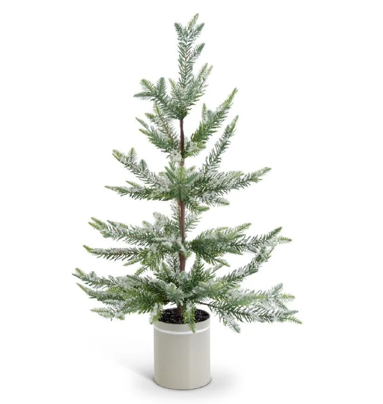 Sports And Leisure 54331A 22" Snowy Pine Tree Metal Pot