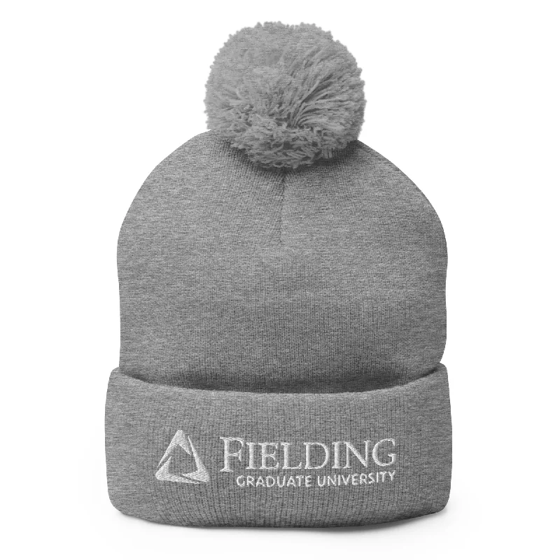Celebrity Style Beanie - Pom Pom | Embroidered Fielding Logo
