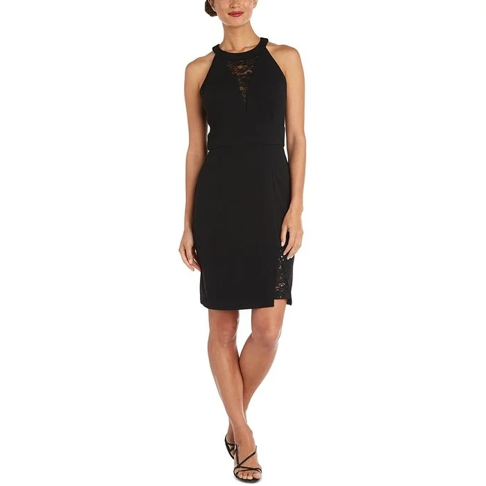 Sports fitness shoes Nightway Women's Lace Inset Sheath Dress Black Size 4
