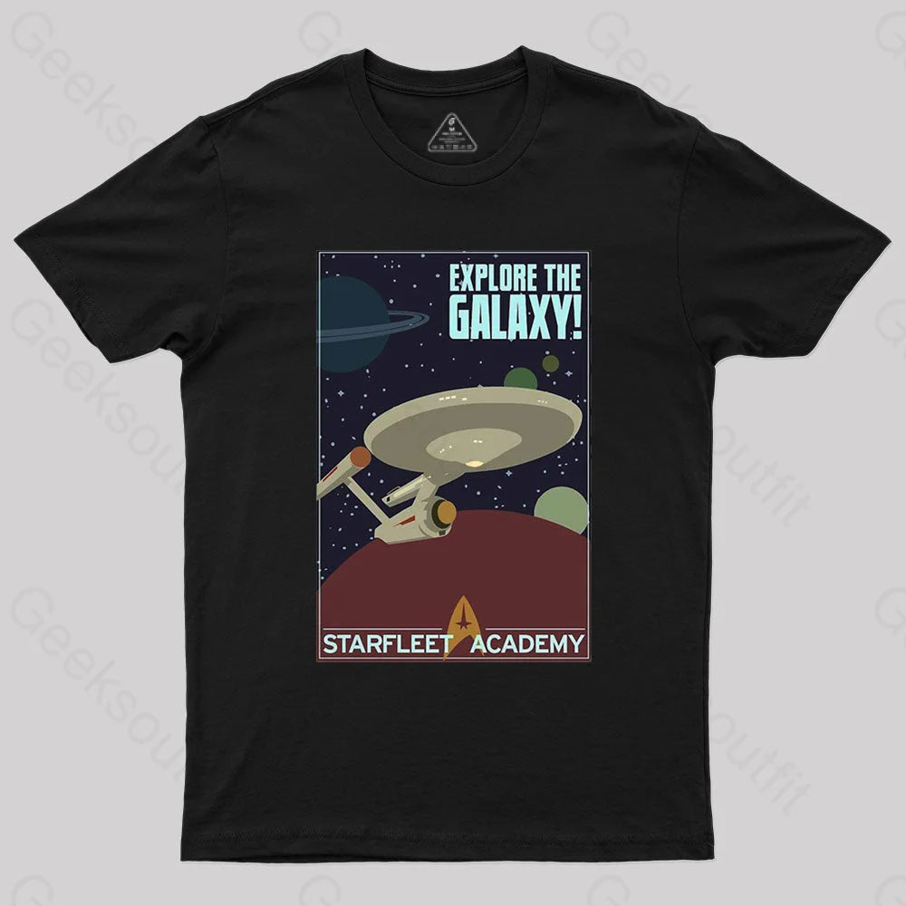 Free And Comfortable Explore The Galaxy Nerd T-Shirt