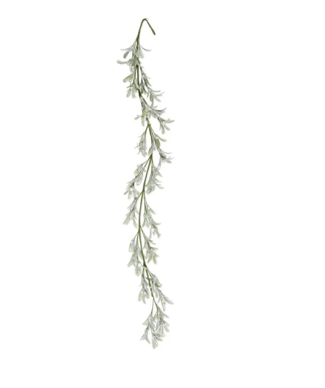 High Street Fashion 53998C 60" Glittered Mistletoe Garland