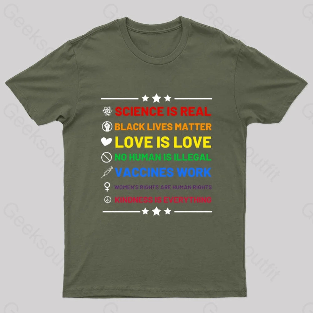 Classic And Versatile Science is Real Geek T-Shirt