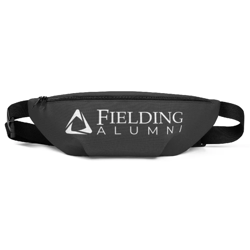 Luxury And Elegant Fanny Pack - Dark Grey | Alumni Logo