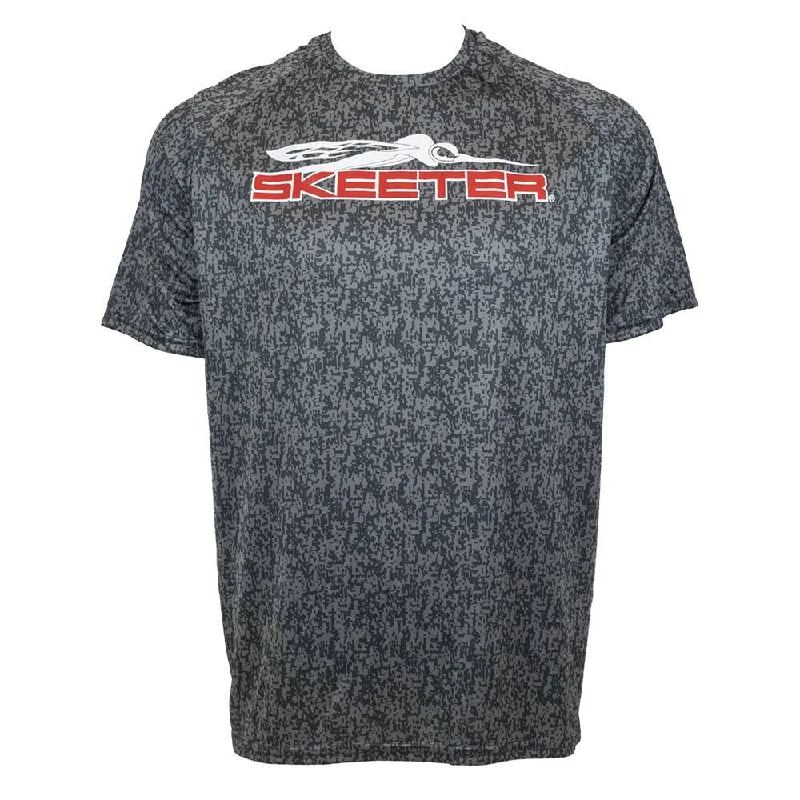 High-quality Design Skeeter Performance Tee - Grey Digi Camo