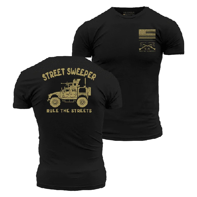 Luxury Customization Street Sweeper T-Shirt - Black