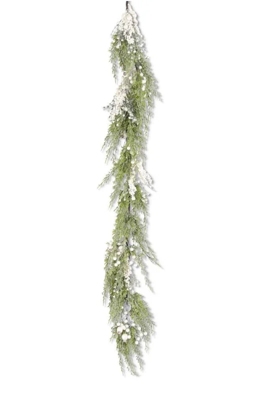Fashion Selection 54780C 59" Snowy Cypress Pearls