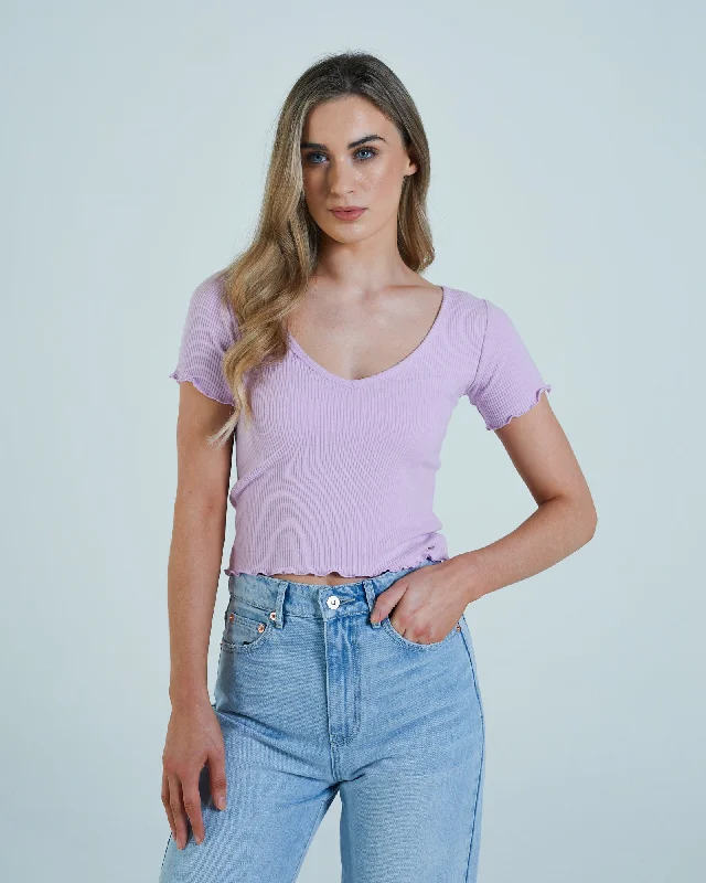 Multifunctional Style Catherine Tee Dusky Lilac