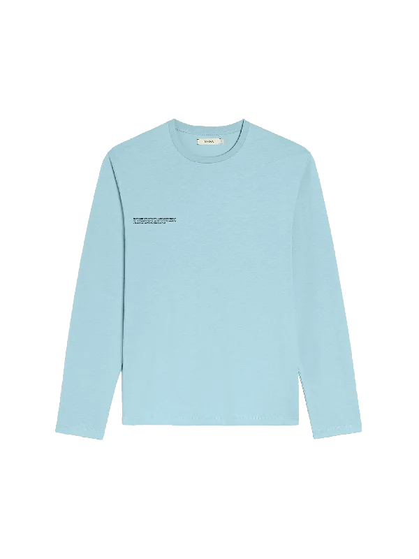 New Autumn And Winter Styles Womens 365 Midweight Long Sleeve T-shirt—Celestial Blue